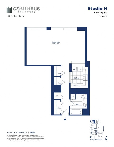this is a floor plan of studio h residence